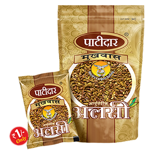 Patidar Alsi mukhwas pack and pouch